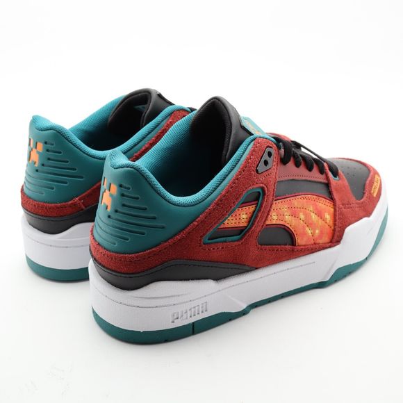 PUMA MINECRAFT Slipstream Sneakers Russet Brown Teal Green Big Kids Junior 6 - Picture 7 of 16